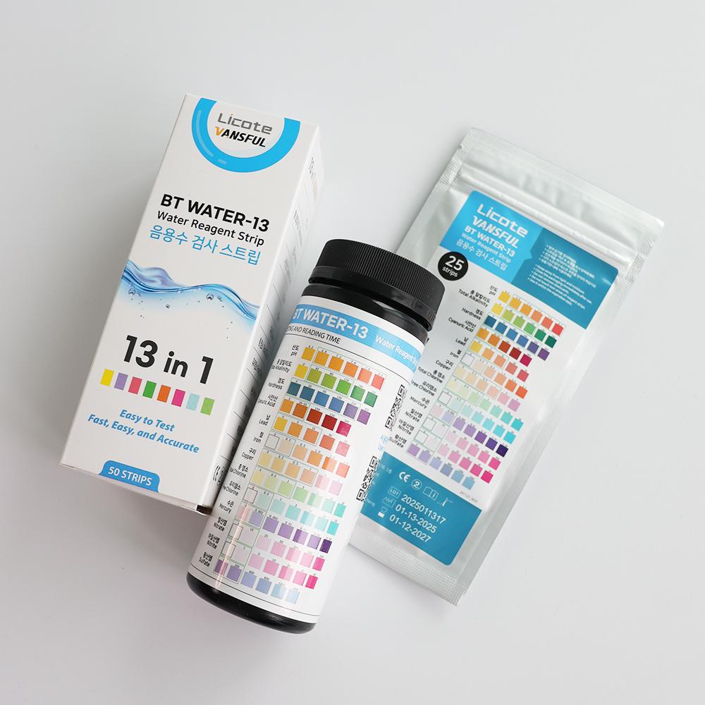 Reagent Strip For water 13types 50tests